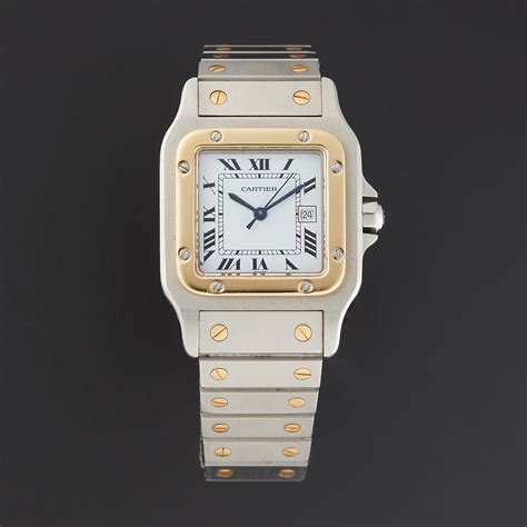 cartier santos medium pre owned.